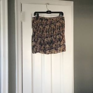 Madewell Broadway & Brooke Mini Animal Print Skirt